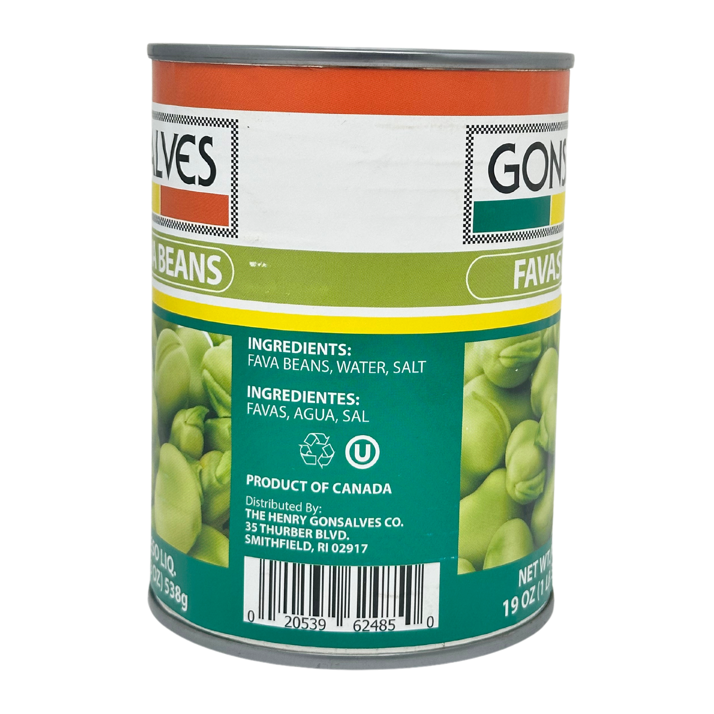 Gonsalves Green Fava Beans