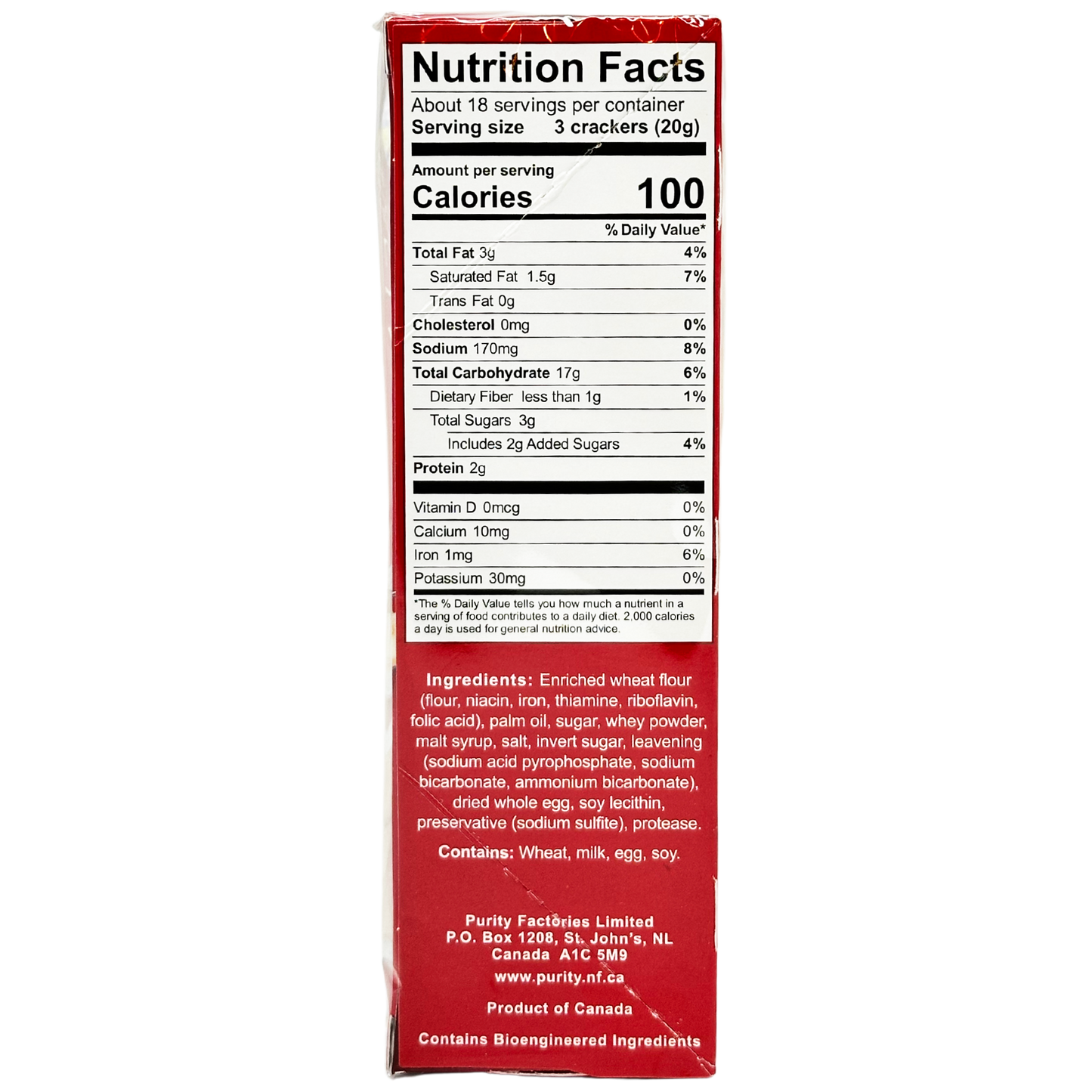 Heritage Mills Lunch Milk Crackers