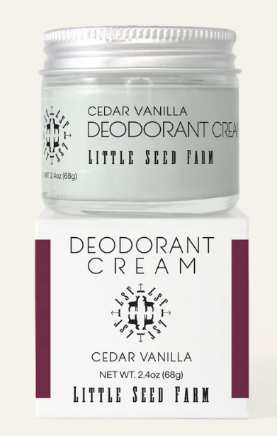 Cedar Vanilla Deodorant Cream 2.4oz