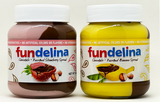 Strawberry Banana Fundelina Hazelnut Spread