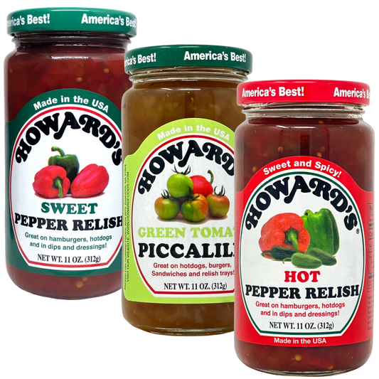 Discover the Art of Flavor with Howard Foods Relishes - Sweet, Hot and Piccalilli