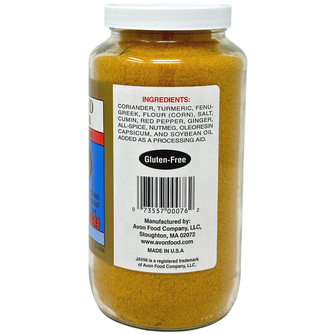 Javin Brand India Style Curry Powder 16 oz