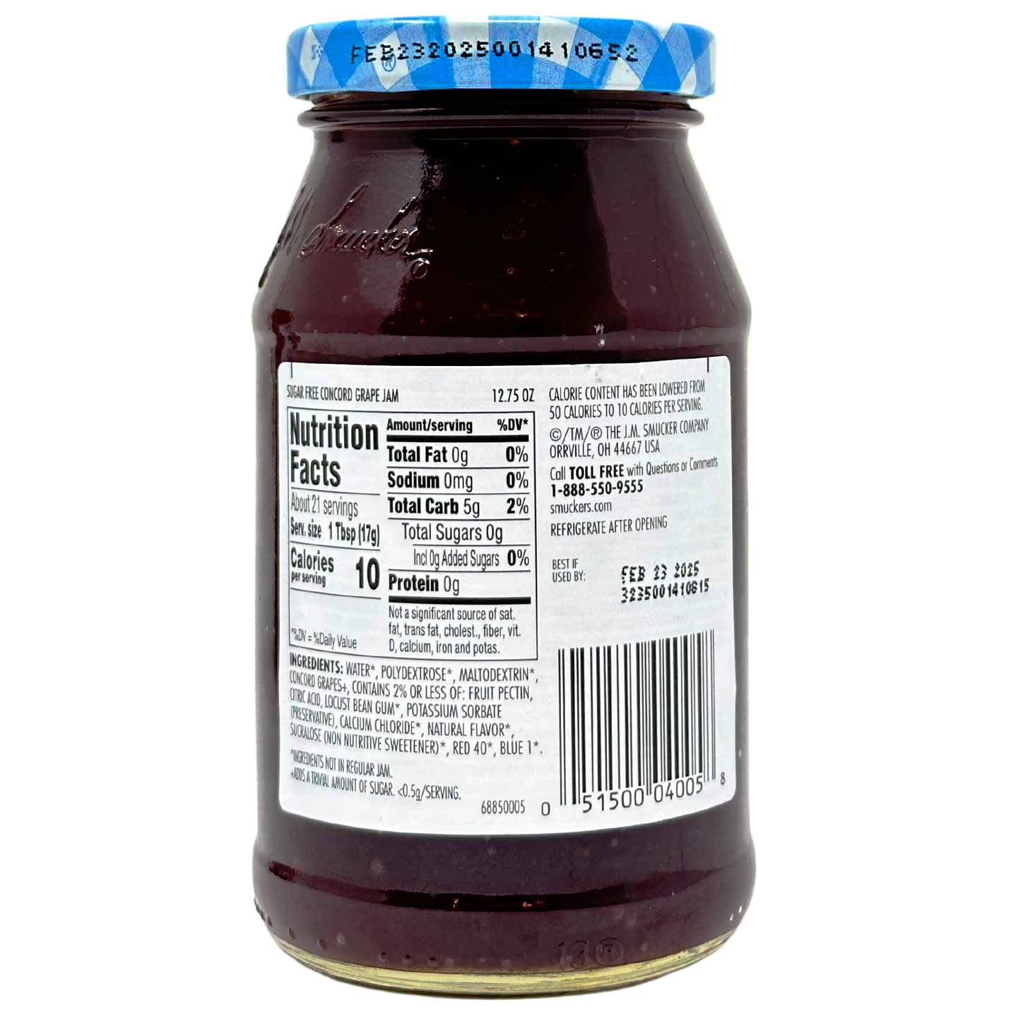 Smucker's Sugar Free Concord Grape Jam