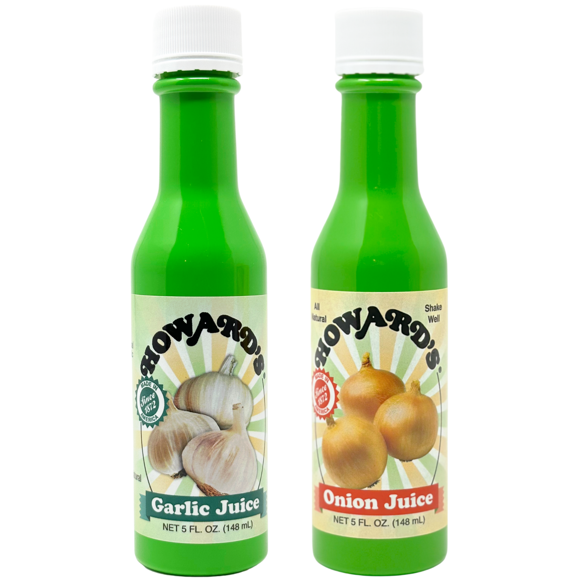 Howard's Garlic and Onion Juice - 5oz Bottles