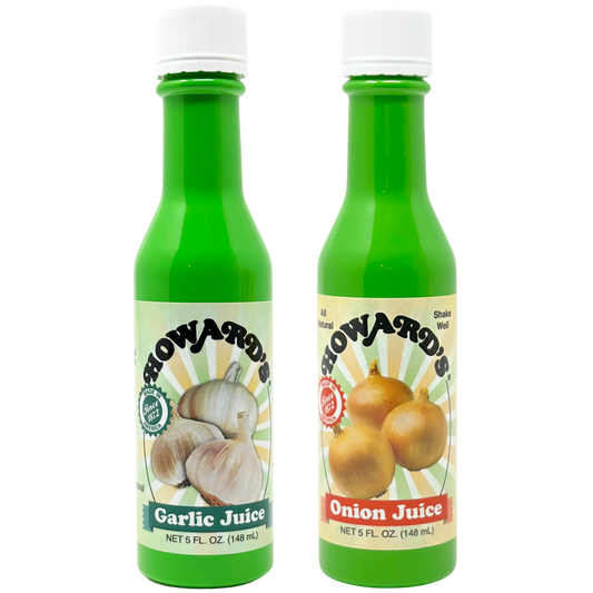 Howard's Garlic and Onion Juice - 5oz Bottles