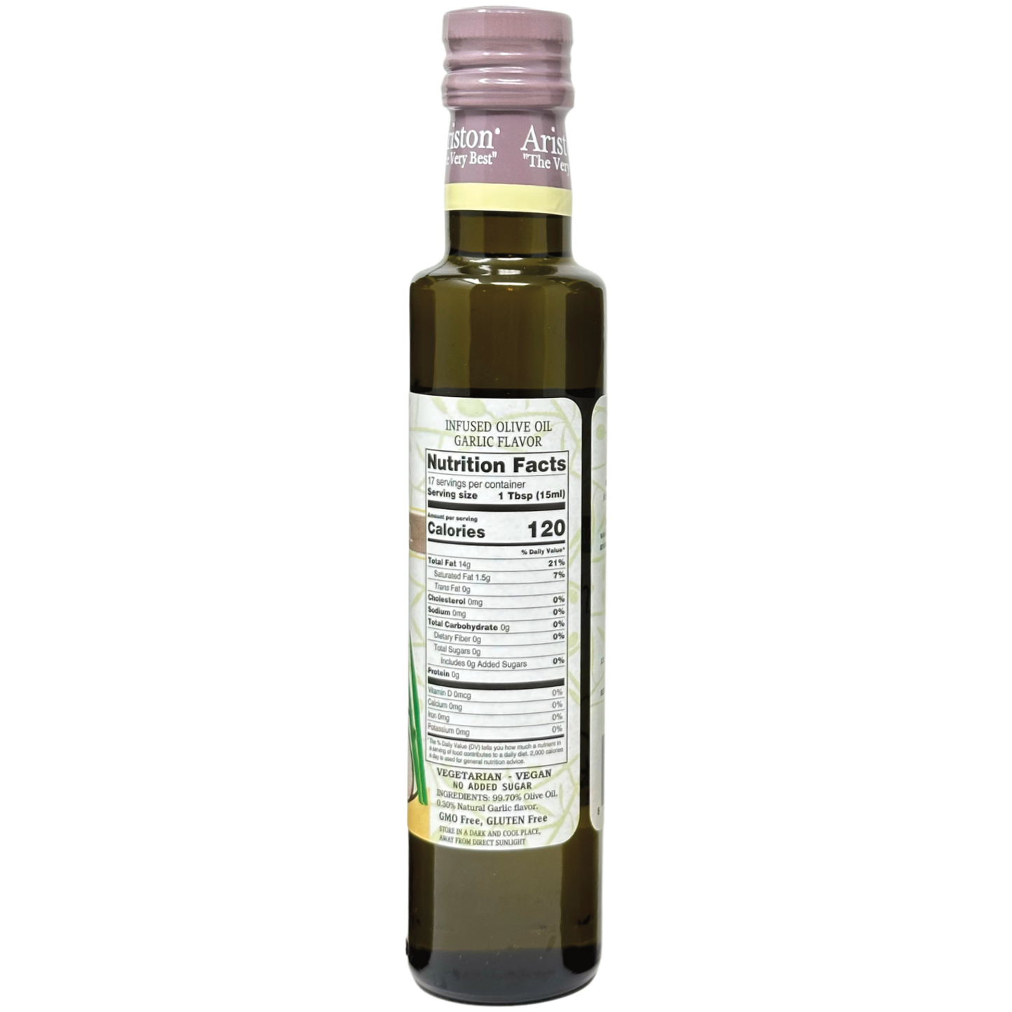 Ariston Infused Olive Oil Variety Pack with Garlic Infused Olive Oil, Tuscan Herbs Flavored Olive Oil and Pesto Infused Olive Oil