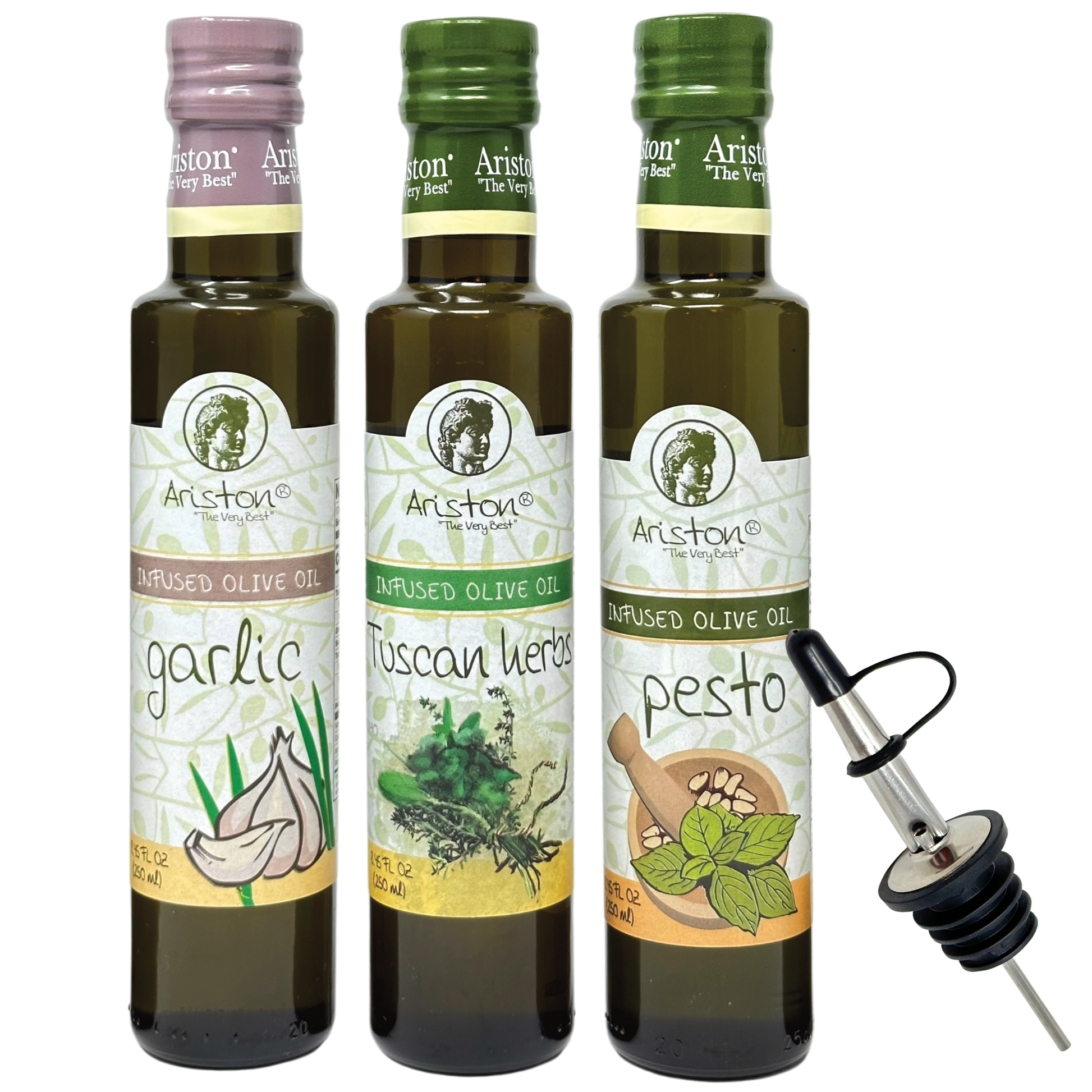 infused olive oil gift set