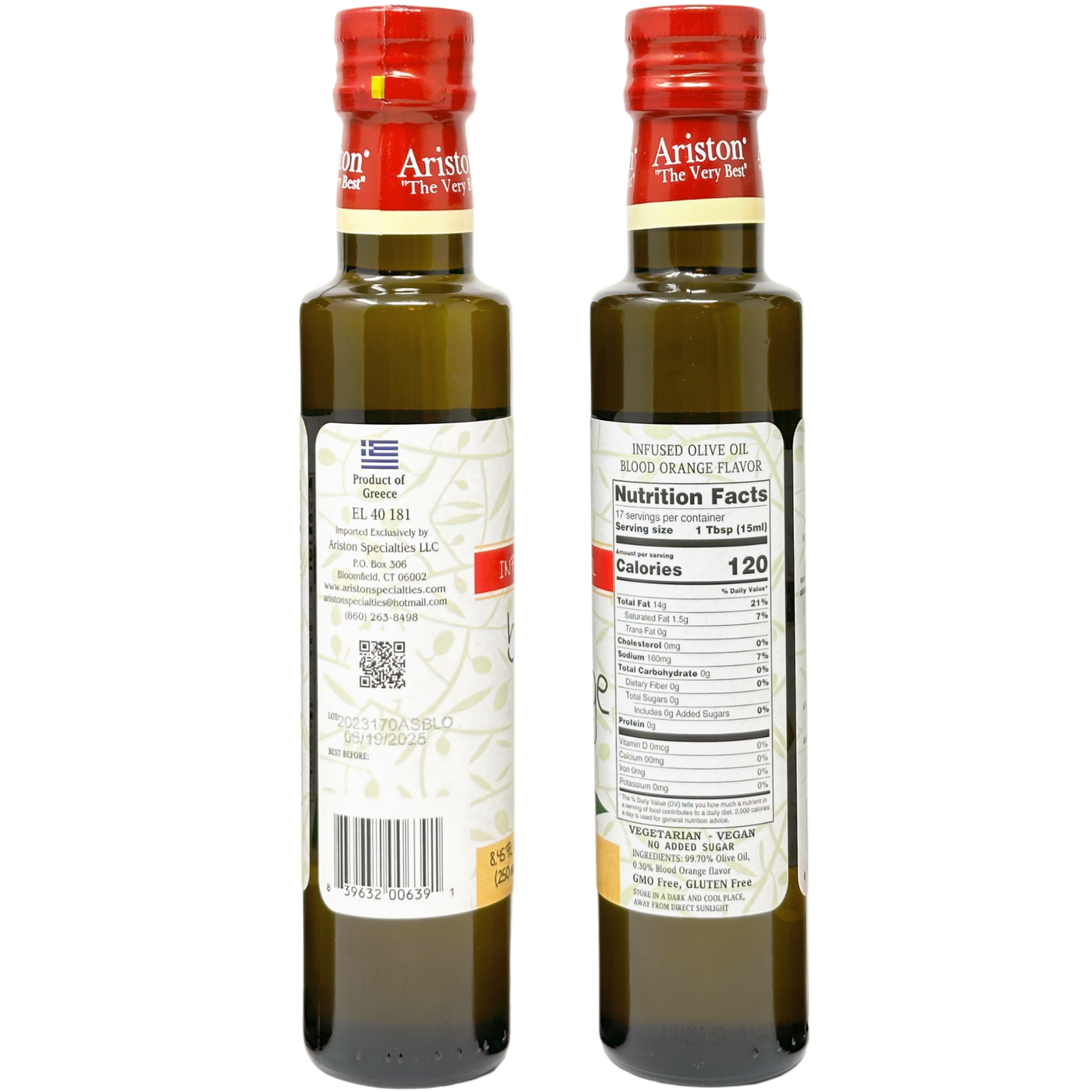 Ariston Blood Orange Infused Olive Oil