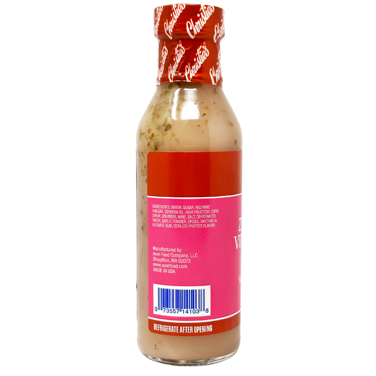 Christie's Low Fat Zinfandel Vinaigrette 12oz - Real Wine Salad Dressing | Gluten-Free, Dairy-Free & Low Fat