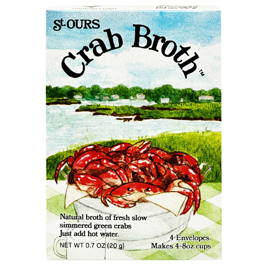 St. Ours Crab Broth – Massachusetts Green Crab Seafood Broth