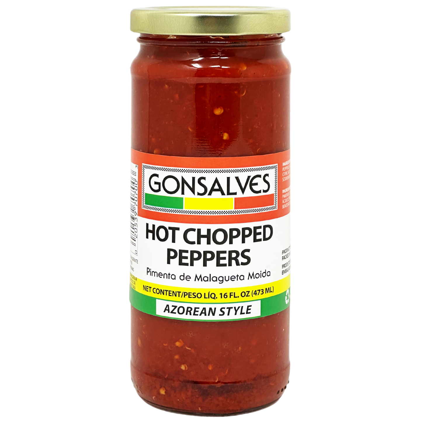 Gonsalves Hot Chopped Peppers