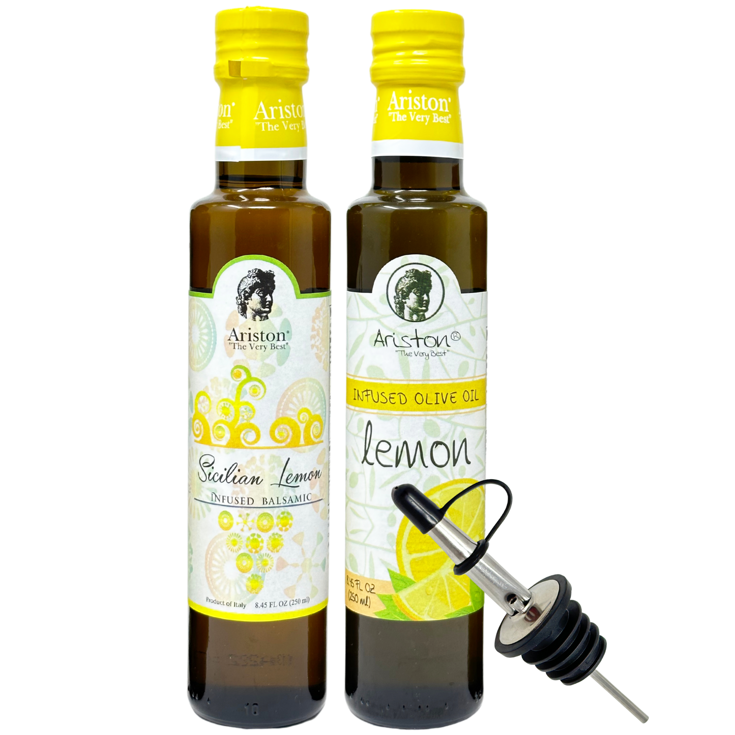 Ariston Lemon Balsamic Vinegar & Ariston Lemon Infused Olive Oil - The Perfect Citrus Pairing