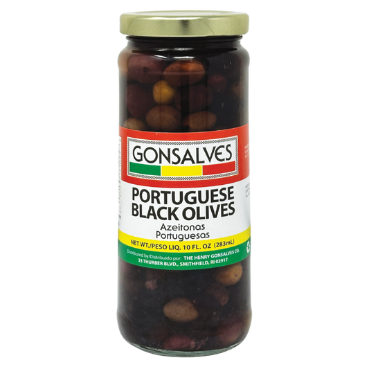 Gonsalves Portuguese Black Olives 10 fl oz