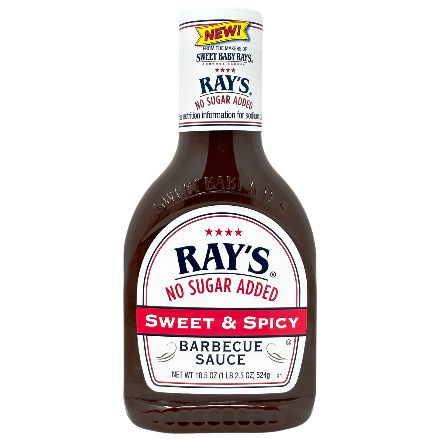 Sweet Baby Ray's No Sugar Added Sweet & Spicy Barbecue Sauce