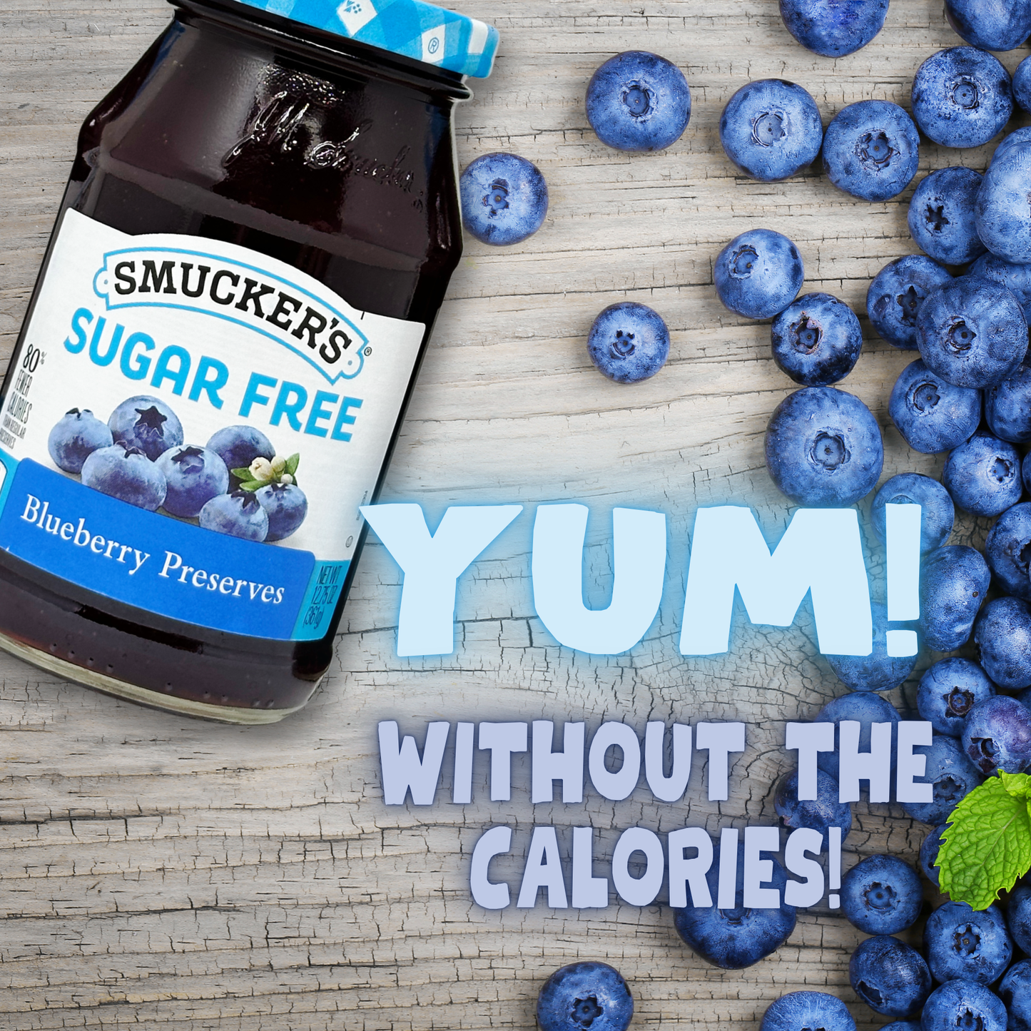 Smucker's Sugar Free Blueberry Jam