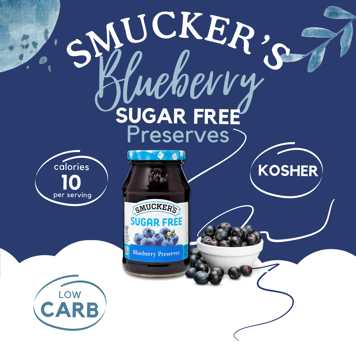 Smucker's Sugar Free Blueberry Jam