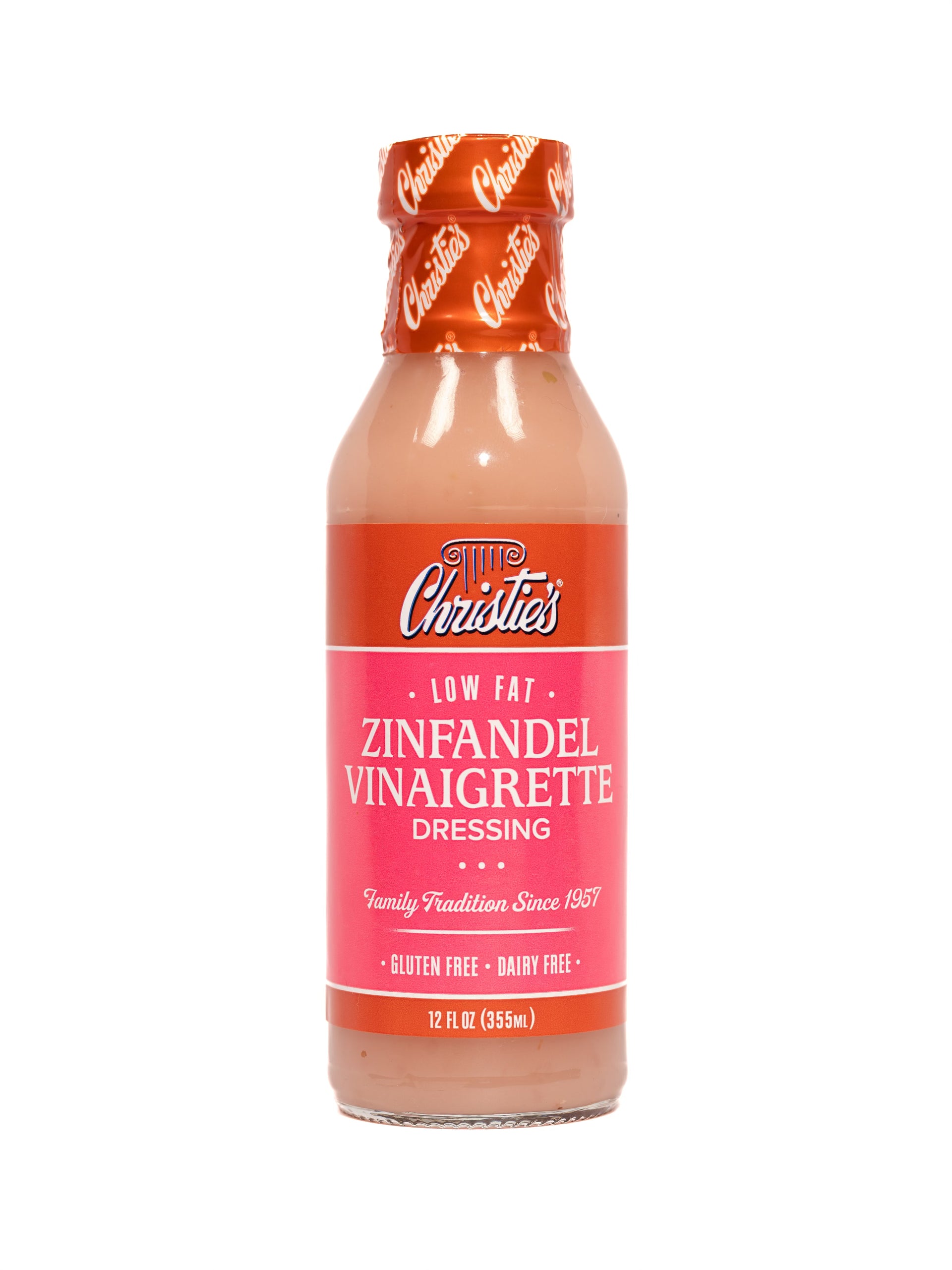 Christie's Low Fat Zinfandel Vinaigrette 12oz - Real Wine Salad Dressing Christie's Low Fat Zinfandel Vinaigrette 12oz - Real Wine Salad Dressing