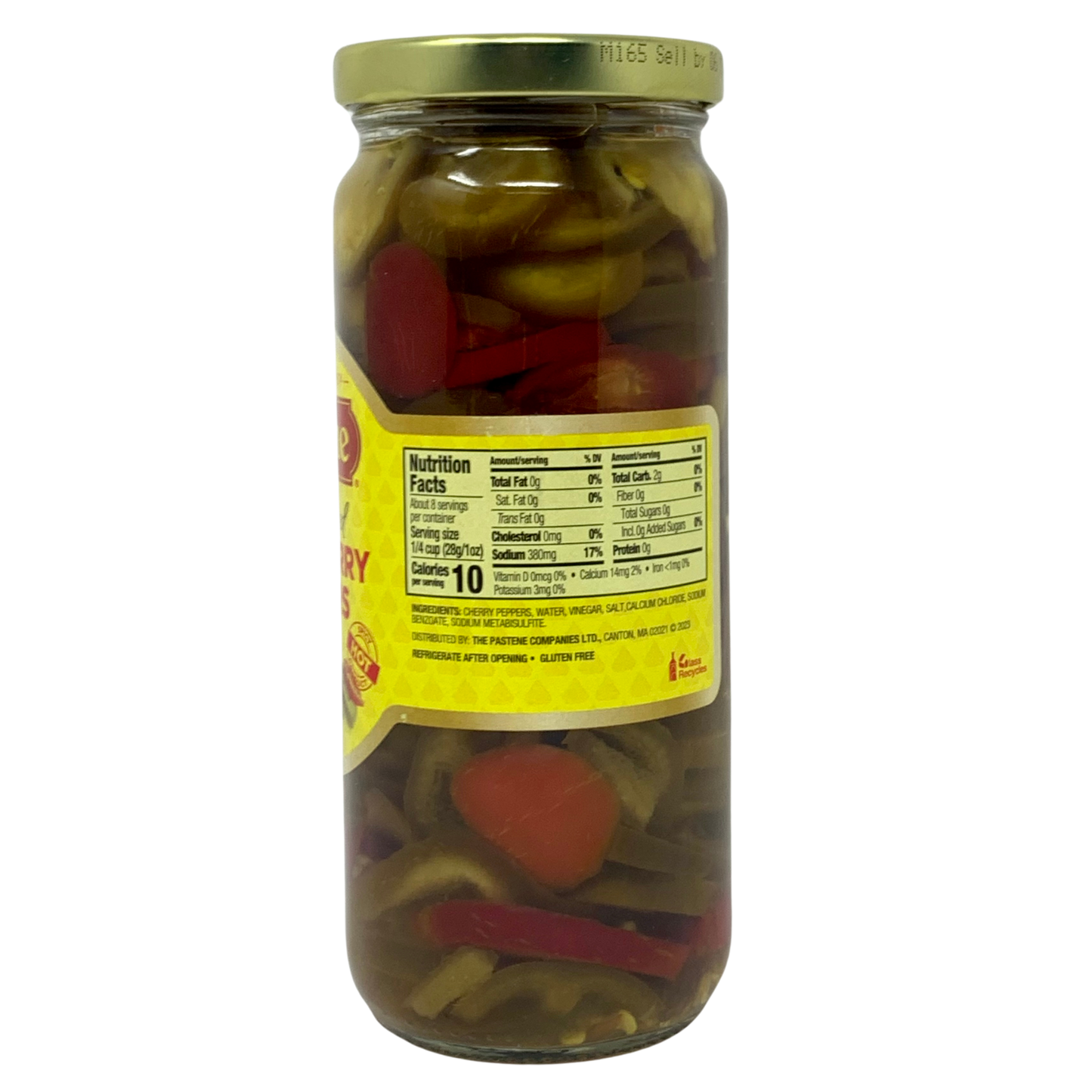 Pastene Deli Sliced Hot Cherry Peppers